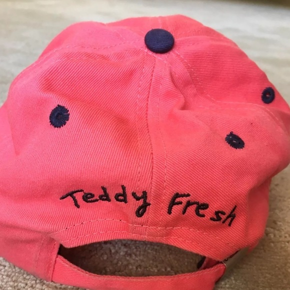 Teddy Fresh Red Ted Hat - RARE, Original Autumn 2017 Collection - Picture 3 of 8